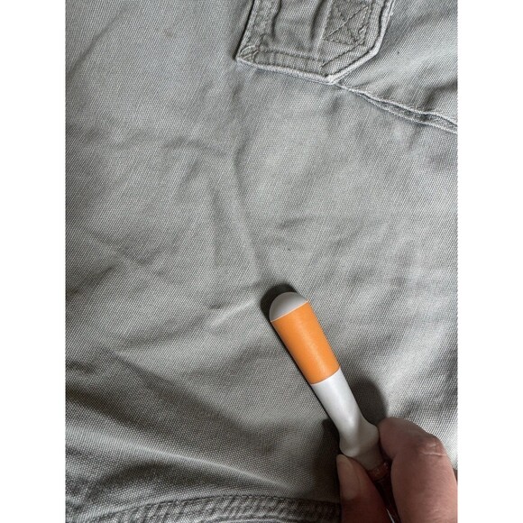 Carhartt Cargo Shorts Size 36 Loden Green B164LDN Canvas Workwear y2k Distressed - Picture 15 of 16